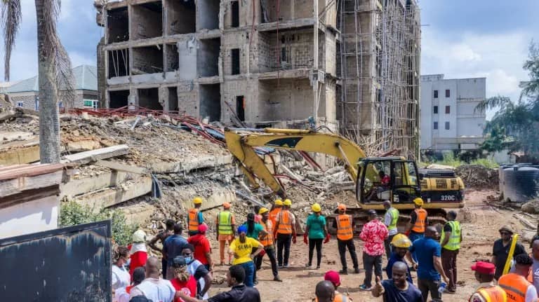 One Dead, Four Rescued After Enugu Building Collapse